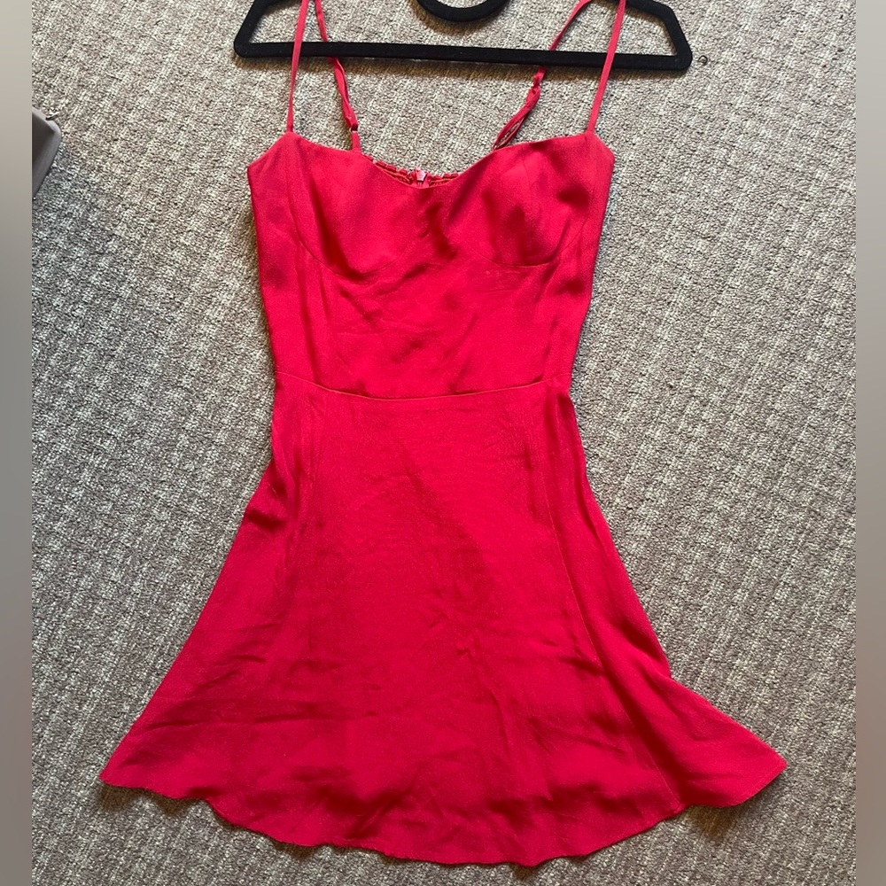 Red Reformation Dress